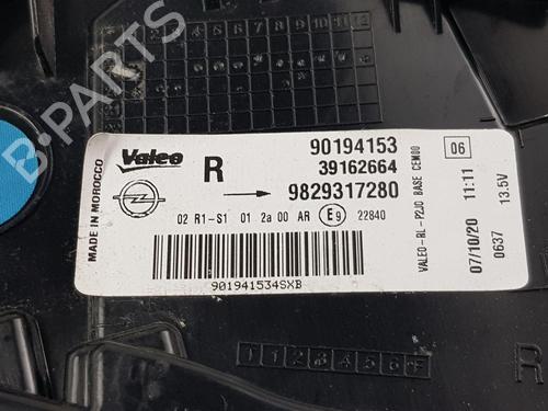 Right taillight VAUXHALL CORSA Mk V (F) 1.2 | BP26646503C35 