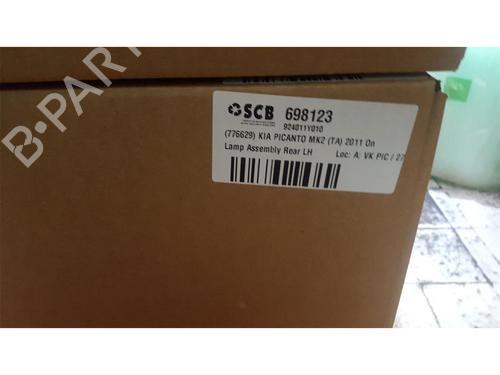 Left taillight KIA PICANTO II (TA) 1.2 | BP24988303C34 