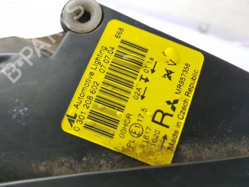 Højre forlygte MITSUBISHI COLT VI (Z3_A, Z2_A) 1.1 (Z31A, Z32A) | BP24649347C29 