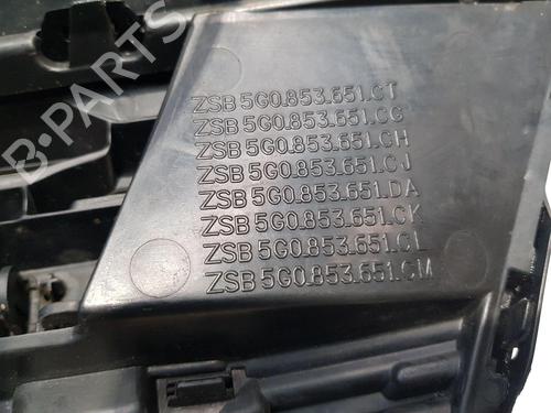 Grille VW GOLF VII (5G1, BQ1, BE1, BE2) 2.0 TDI | BP29292533C40 
