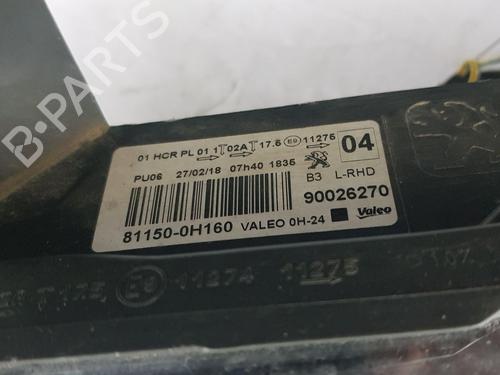 Left headlight PEUGEOT 108 1.0 VTi | BP31075316C28 