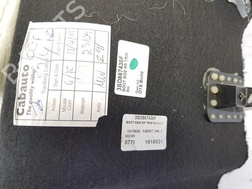 Boot lining BENTLEY CONTINENTAL Convertible (3S_) 6.0 AWD | BP30115761I3 