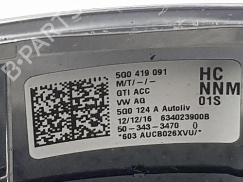 Steering wheel VW GOLF VII (5G1, BQ1, BE1, BE2) 1.2 TSI | BP30184648C49 