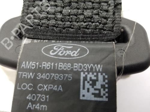 Rear center seatbelt FORD C-MAX II (DXA/CB7, DXA/CEU)  | BP22208462I27 