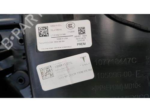 Rear right panel TESLA MODEL 3 (5YJ3) EV AWD | BP33709357C61 - Image 10