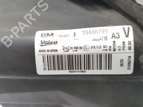 Left headlight VAUXHALL CORSA Mk III (D) (S07) 1.2 i 16V (L08) | BP32252179C28