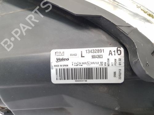 Left headlight VAUXHALL CORSA Mk III (D) (S07) 1.2 i 16V (L08) | BP33056738C28 - Image 6