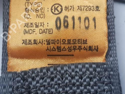 Front left seatbelt HYUNDAI ATOS PRIME (MX) 1.1 | BP36466213I26 - Image 6