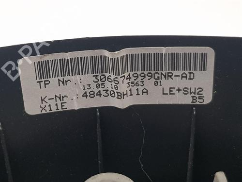 Steering wheel NISSAN NOTE (E11, NE11) 1.5 dCi | BP40226552C49 - Image 6