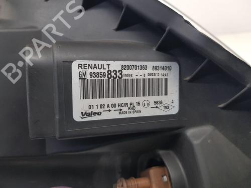 Left headlight RENAULT TRAFIC II Van (FL) 2.0 dCi 115 (FL01, FL0U, FL00, FL0H, FL0M) | BP31574697C28 