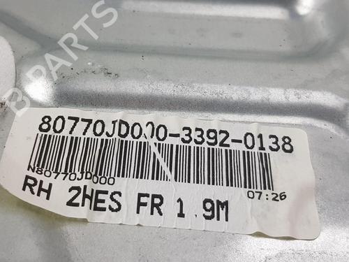 Front right window mechanism NISSAN QASHQAI I (J10, NJ10) 1.5 dCi | BP29229938C23