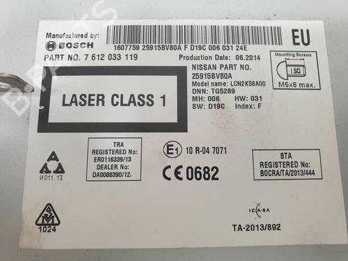 Electronic module NISSAN JUKE (F15) 1.5 dCi | BP22656407M83 