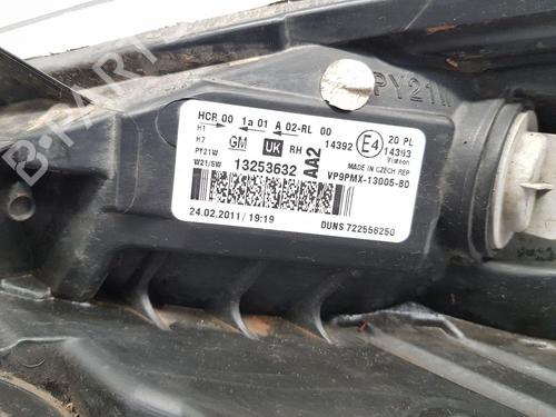 Højre forlygte VAUXHALL MERIVA Mk II (B) (S10) 1.4 | BP30554596C29 