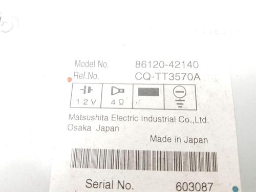 Radio TOYOTA RAV 4 III (_A3_) 2.2 D 4WD (ALA30_, ALA30R) | BP29230022E6 