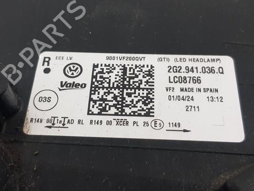 Right headlight VW POLO VI (AW1, BZ1, AE1)  | BP30045222C29 