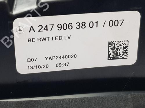Right tailgate light MERCEDES-BENZ GLA (H247) GLA 220 d 4-matic (247.715) | BP32430292C80  - Image 11