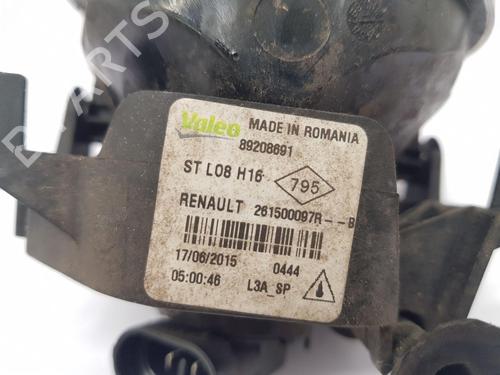 Left front fog light DACIA SANDERO II TCe 90 (B8M1, B8MA, B8AC) | BP32198979C30