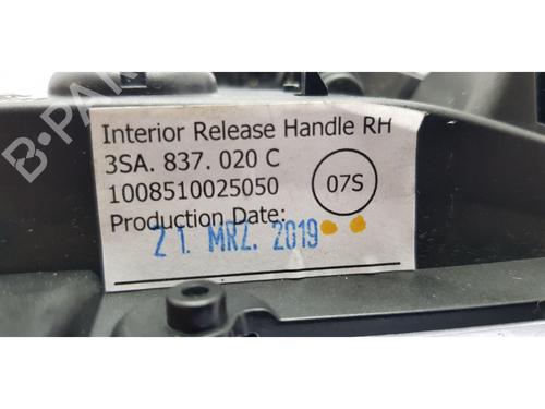 Front right interior door handle BENTLEY CONTINENTAL Convertible (3S_) 6.0 AWD | BP27330670I14 