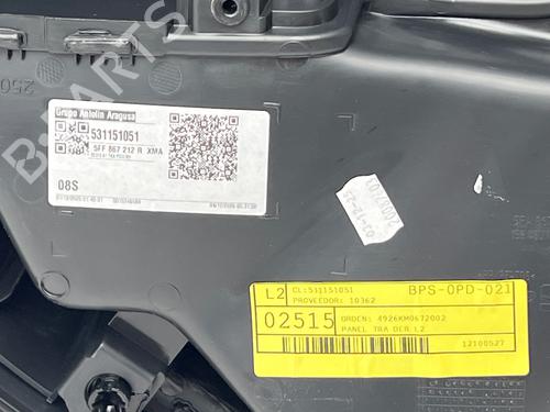 Rear right panel CUPRA FORMENTOR (KM7, KMP) 2.0 TSI 4Drive | BP38717460C61  - Image 8