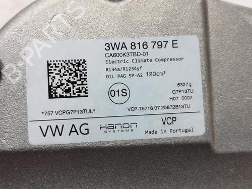 AC compressor VW CADDY V Box Body/MPV (SBA, SBH) 1.5 TSi eHYBRID PLUG-IN | BP39195743M34 - Image 6