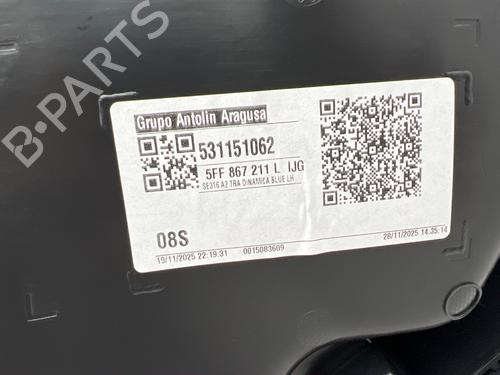 Rear left panel CUPRA FORMENTOR (KM7, KMP) 2.0 TSI 4Drive | BP38588861C60 - Image 4
