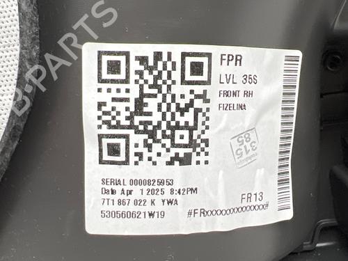 Front right panel VW CALIFORNIA T7 Camper (STC) 2.0 TSi | BP38457728C59 - Image 7