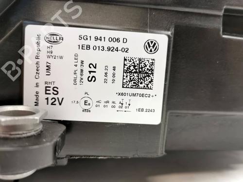 Right headlight VW GOLF VII Van (5G1) 1.6 TDi | BP34730715C29 - Image 14