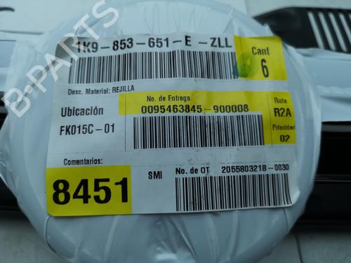 Grill VW GOLF VI Variant (AJ5) 1.4 TSI | BP35764432C40 - Image 7