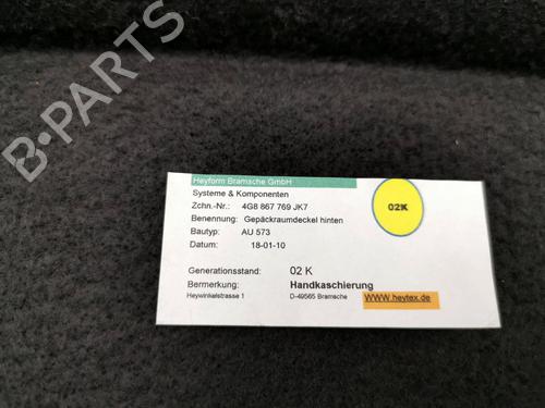 Rear parcel shelf AUDI A7 Sportback (4GA, 4GF) 2.8 FSI | BP35759372C85 - Image 4