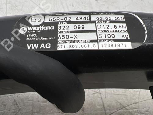 Trækkugle/Mekanisme VW TIGUAN (CT1) 2.0 TSI 4motion | BP37710535C141 - Image 6