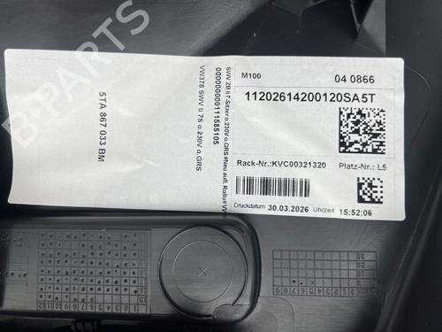 Boot lining VW TOURAN (5T1) 1.2 TSI | BP39195666I3 - Image 8