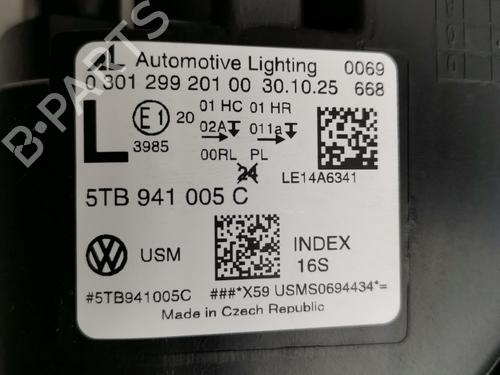 Left headlight VW TOURAN VAN (5T1) 2.0 TDI | BP34729517C28 - Image 7