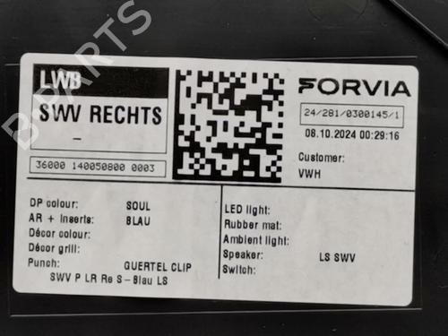 Boot lining VW ID. Buzz Bus (EBB, EBJ) Electric 4motion (EBB) | BP34730387I3 - Image 20