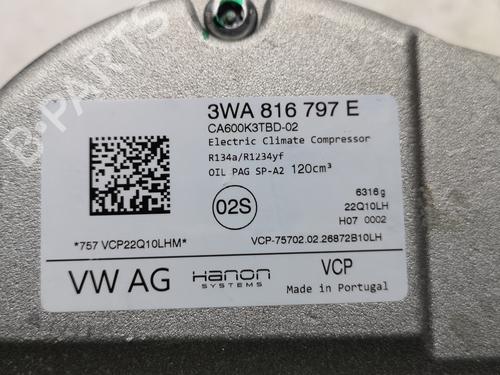 AC compressor VW CADDY V Box Body/MPV (SBA, SBH) 1.5 TSi eHYBRID PLUG-IN | BP39046727M34  - Image 8