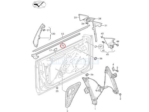 Gummiliste VW ARTEON (3H7, 3H8) 1.5 TSi | BP35757235C142 - Image 4