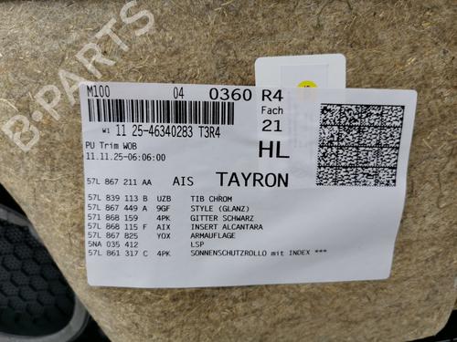 Rear left panel VW TAYRON (R41) 2.0 TSI 4motion | BP35893850C60 - Image 5