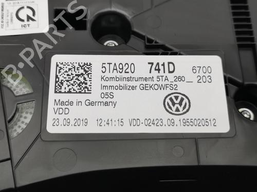 Instrument cluster VW TOURAN VAN (5T1) 2.0 TDI | BP36899283C47  - Image 9