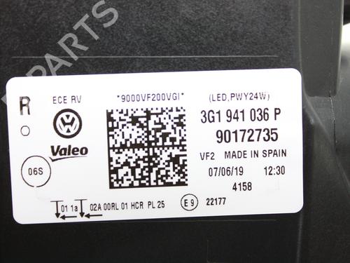 Right headlight VW PASSAT B8 (3G2, CB2) 2.0 TDI | BP34727511C29 - Image 2