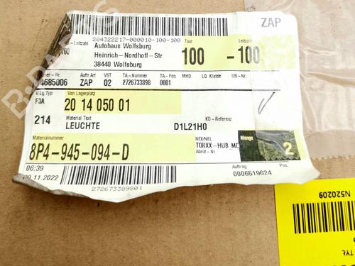 Right taillight AUDI A3 (8P1) 1.6 E-Power | BP34728784C35  - Image 9
