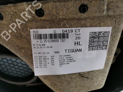 Rear left panel VW TIGUAN (CT1) 2.0 TSI 4motion | BP35764738C60 - Image 5