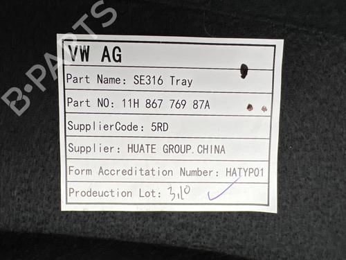 Rear parcel shelf CUPRA TAVASCAN (KR1) VZ 4Drive | BP38588780C85 - Image 5
