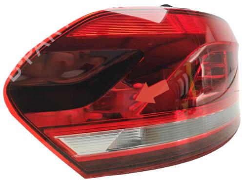 Left taillight VW TOURAN VAN (5T1) 2.0 TDI | BP39225078C34 - Image 2