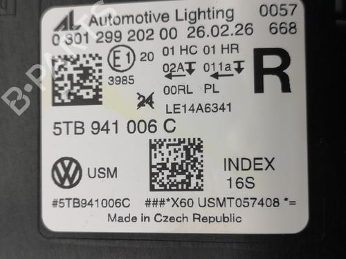Right headlight VW TOURAN VAN (5T1) 2.0 TDI | BP39261103C29 - Image 9