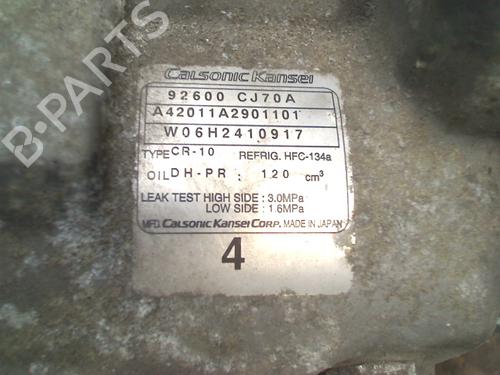 AC compressor NISSAN NOTE (E11, NE11) 1.6 | BP32366070M34