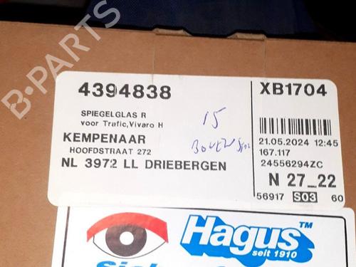 Spejlglas højre Spejlglas højre 21941624 21941624