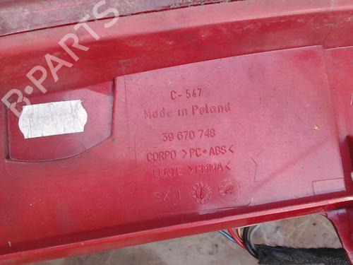 Left taillight FIAT SEICENTO / 600 (187_) 1.1 (187AXB, 187AXB1A, 187AXC1A02) | BP25620370C34 