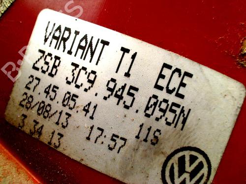 Venstre baglygte VW PASSAT B6 Variant (3C5) 2.0 TDI | BP30515213C34