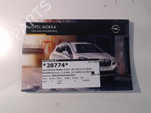 Altro OPEL MOKKA / MOKKA X (J13) 1.6 (_76) (116 hp) 30835160