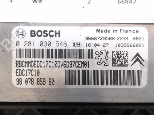 Control unit PEUGEOT PARTNER Box Body/MPV 1.6 HDi / BlueHDi 75 | BP40533787M11 - Image 2