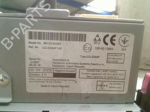 Radio PEUGEOT 108 1.0 VTi | BP31269772E6 - Image 2